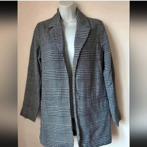 Parisian Works Black and White Checkered Blazer